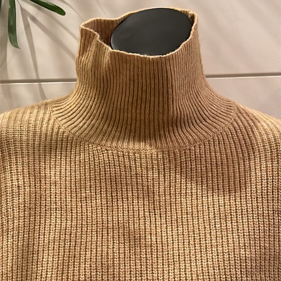 NWT PAPILLON BUBBLE SLEEVE MOCK NECK SWEATER SIZE M K27 - Picture 3 of 8